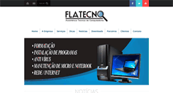 Desktop Screenshot of flatecno.com.br
