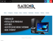 Tablet Screenshot of flatecno.com.br